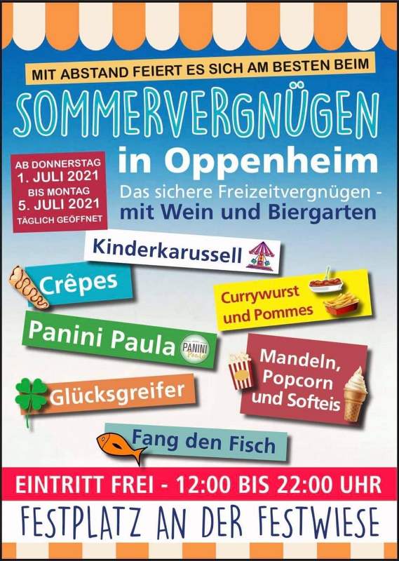 Sommervergnuegen Oppenheim 2021