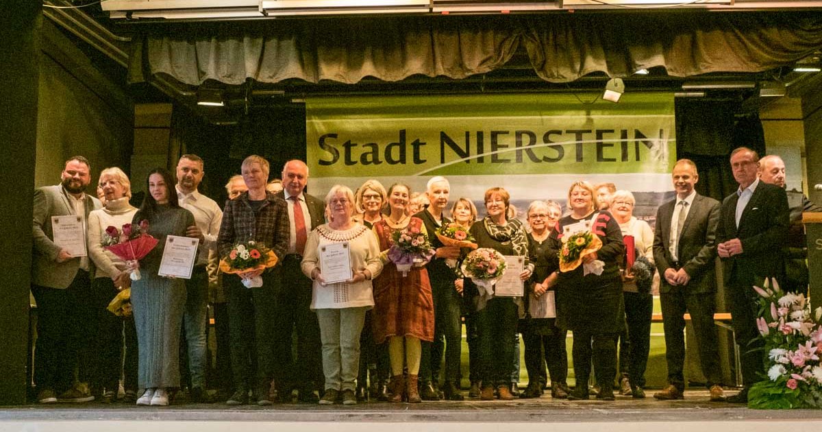 Neujahrsempfang der Stadt Nierstein - Gruppenbild