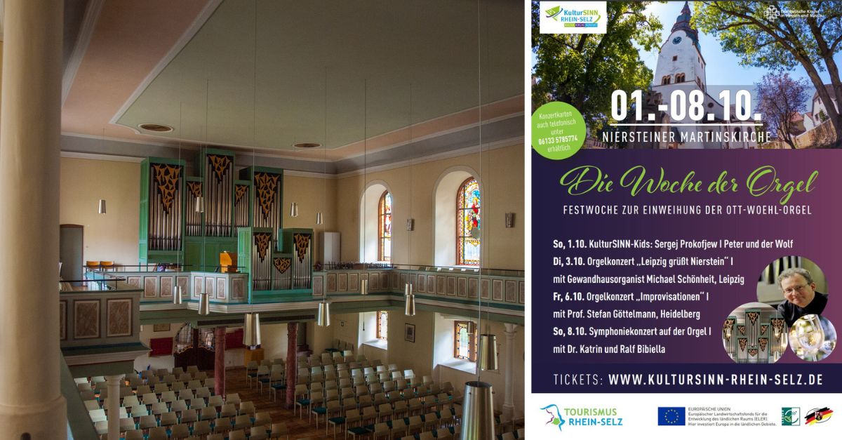 Orgelwoche vom 1. bis 8. Oktober in Nierstein